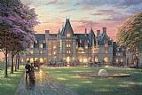 Church Art for sale - Elegant Evening at Biltmore by Thomas Kinkade